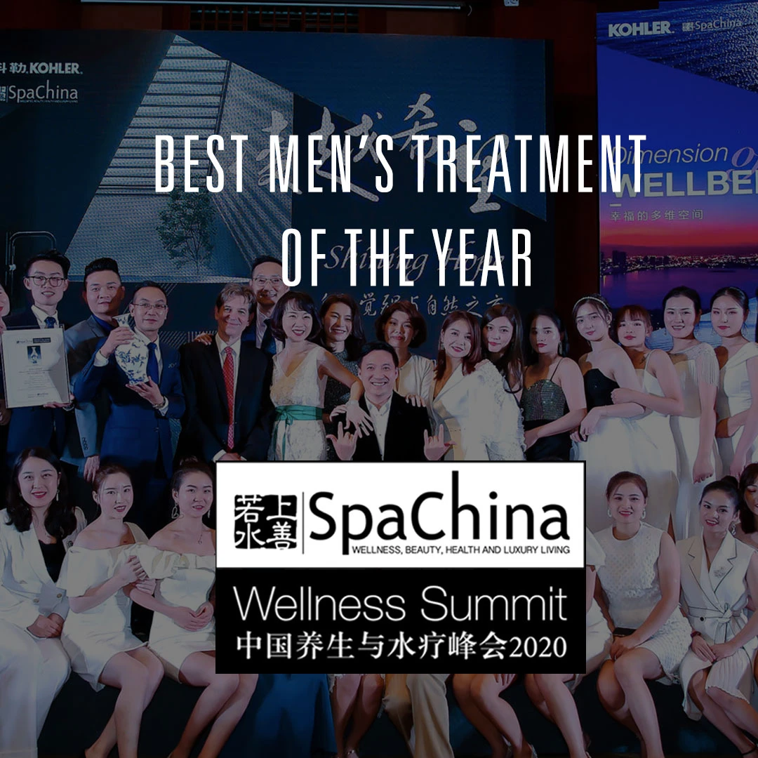 Gentlemens Tonic wins best mens treatment of the year at SpaChina awards