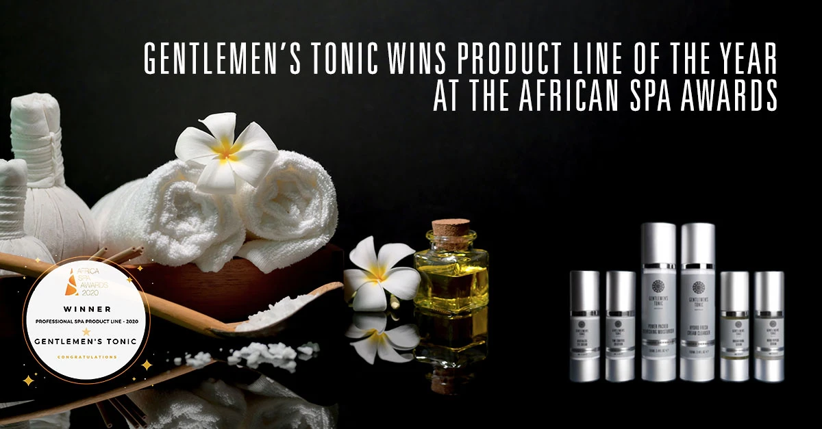 Gentlemens Tonic wins product line of the year at the African Spa Awards
